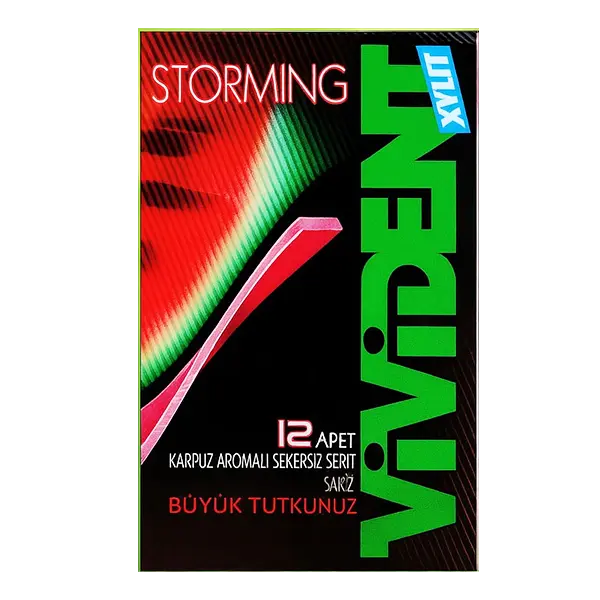 آدامس استورمینگ ویویدنت بدون قند با طعم هندوانه