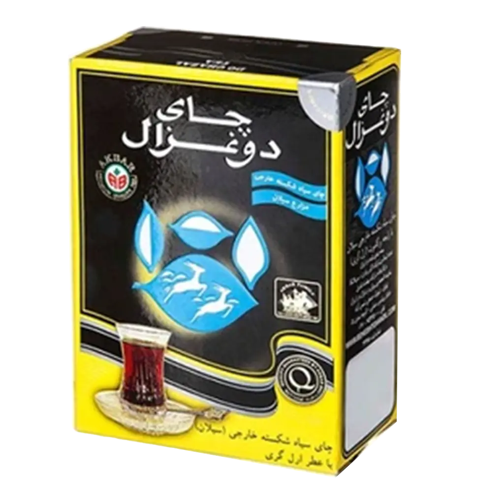 چای دو غزال با رایحه ارل گری 500 گرم