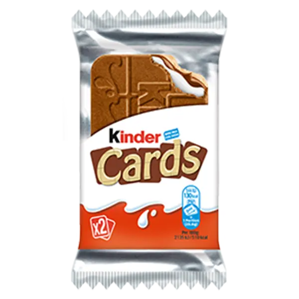 بیسکوئیت شکلاتی کیندر کاردز 26گرم