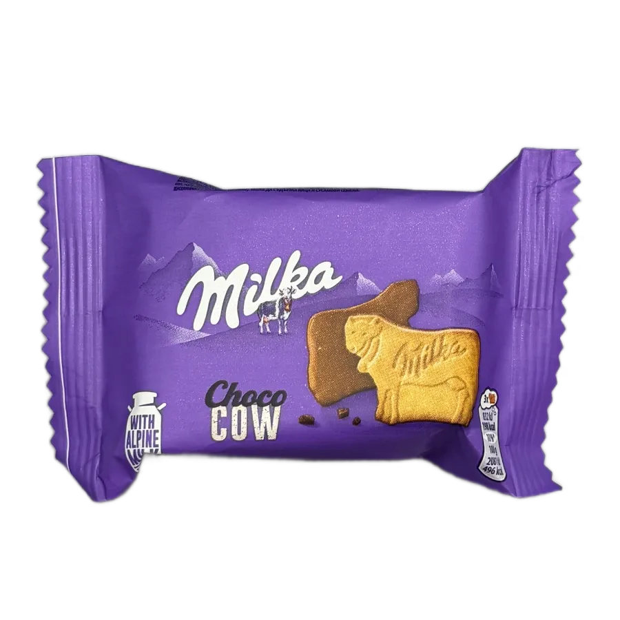 بیسکویت میلکا گاوی با روکش شکلات 40گرم