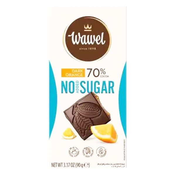 شکلات تابلت دارک 70% پرتقال واول