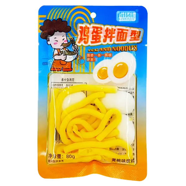 پاستیل خیس نودل وتخم مرغ 80گرم