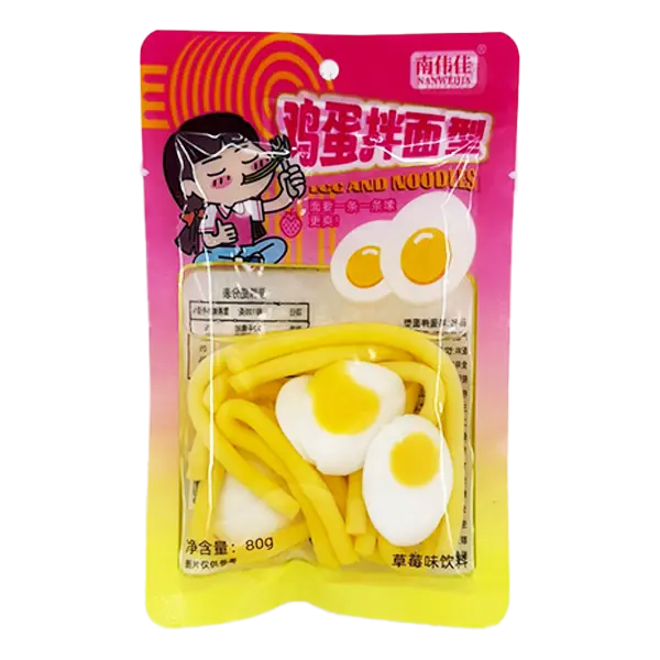 پاستیل خیس نودل وتخم مرغ 80گرم