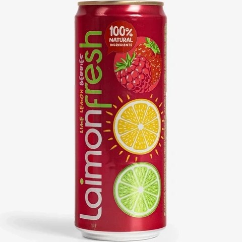 نوشیدنی لایمون فرش با طعم لیمو بری ۳۳۰ میلی لیتری