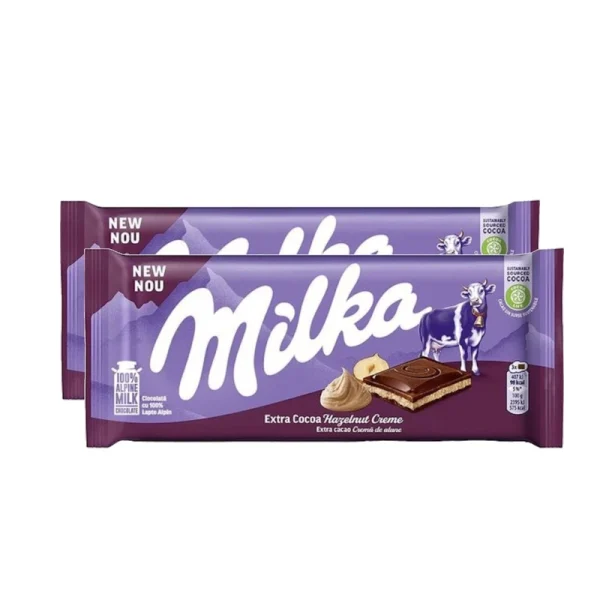 شکلات میلکا تابلت با مغز کره فندق 85 گرم