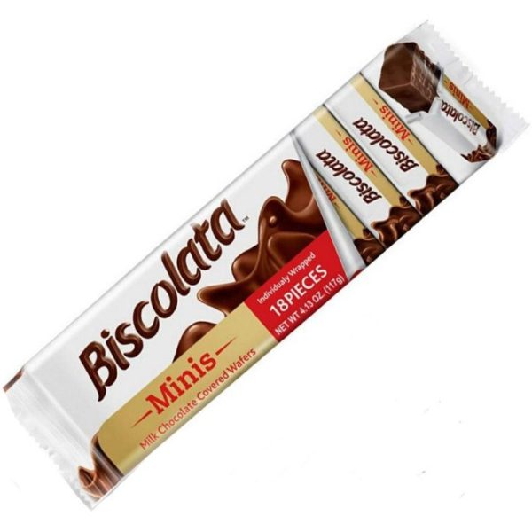 ویفر شکلاتی بیسکولاتا مینیس 117گرم