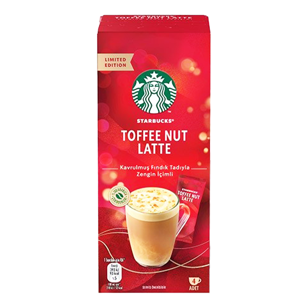 کافه لاته تافی و فندق استارباکس 4عددی 23گرم