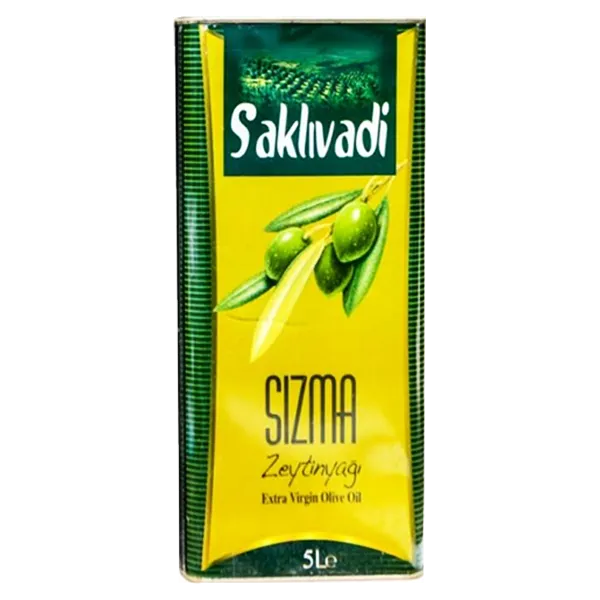روغن زیتون ساکلی وادی 5لیتری ترکیه