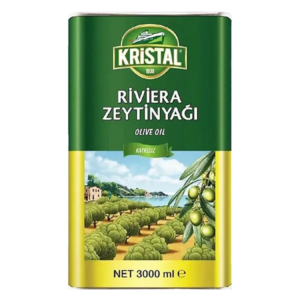 روغن زیتون بکر بدون بو 3لیتری کریستال