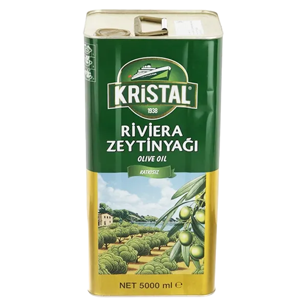 روغن زیتون بکر بدون بو 5لیتری کریستال
