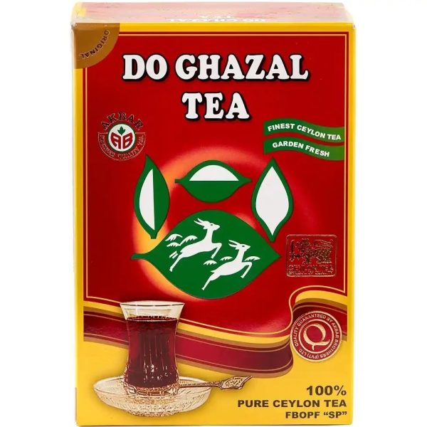 چای دوغزال ساده 500گرم شیرنشان